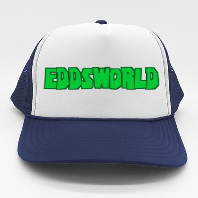 Eddsworld Logo Greenlime Trucker Hat