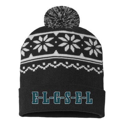 E L G S E L USA-Made Snowflake Beanie