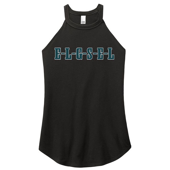 E L G S E L Women's Perfect Tri Rocker Tank