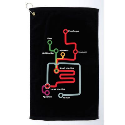 Esophagus Liver Gallbladder Pancreas Stomach Small Intestine Golf Towel