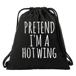 Easy Lazy Halloween PRETEND IM A HOT WING Costume Chicken Drawstring Bag