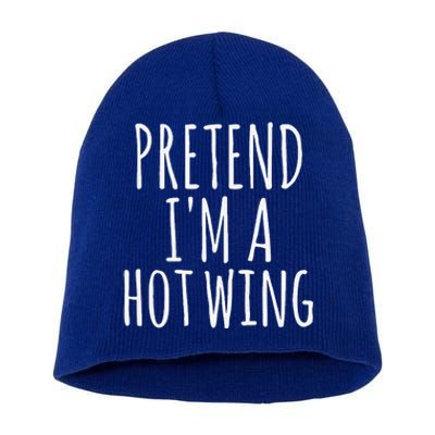 Easy Lazy Halloween PRETEND IM A HOT WING Costume Chicken Short Acrylic Beanie