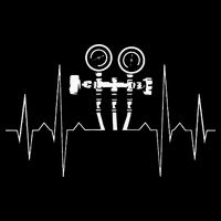 EKG Line Heartbeat HVAC Technician HVAC Tech Cooling Performance Crew T-Shirt