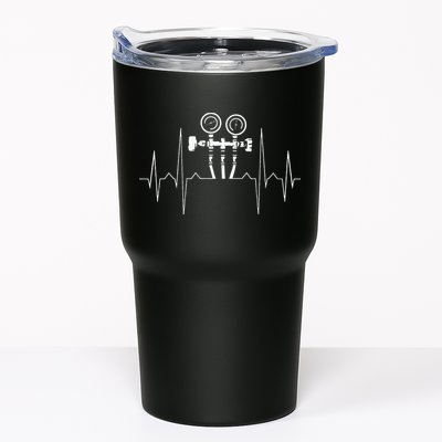 EKG Line Heartbeat HVAC Technician HVAC Tech Tumbler