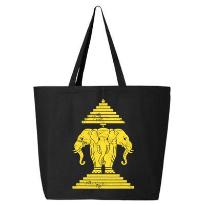 Erawan Laos Kingdom Three Headed Elephant 25L Jumbo Tote