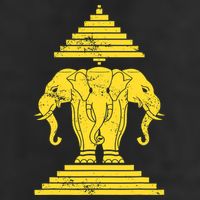 Erawan Laos Kingdom Three Headed Elephant 25L Jumbo Tote