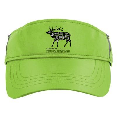 Elkoholism Elk Hunting Adult Drive Performance Visor