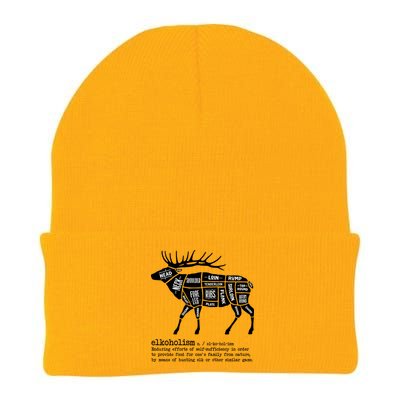 Elkoholism Elk Hunting Knit Cap Winter Beanie