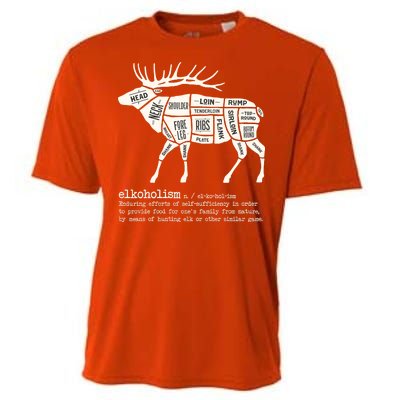 Elkoholism Elk Hunting Cooling Performance Crew T-Shirt