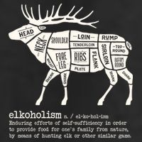 Elkoholism Elk Hunting Adult Drive Performance Visor