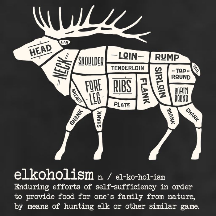 Elkoholism Elk Hunting Adult Drive Performance Visor