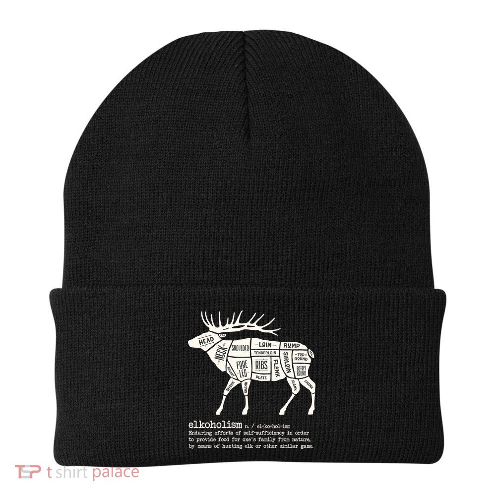 Elkoholism Elk Hunting Beanie