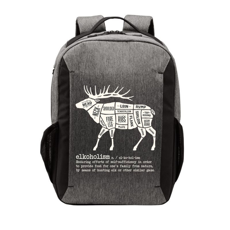 Elkoholism Elk Hunting Vector Backpack