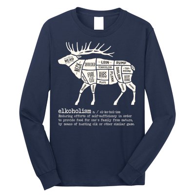 Elkoholism Elk Hunting Long Sleeve Shirt