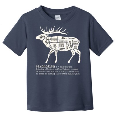 Elkoholism Elk Hunting Toddler T-Shirt