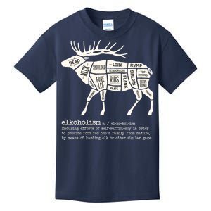 Elkoholism Elk Hunting Kids T-Shirt