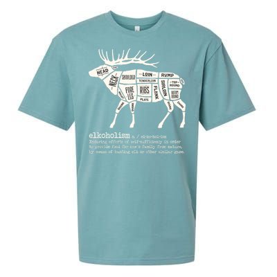 Elkoholism Elk Hunting Sueded Cloud Jersey T-Shirt