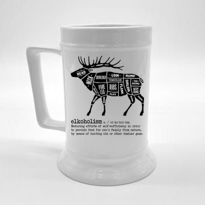 Elkoholism Elk Hunting Beer Stein