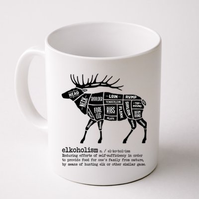 Elkoholism Elk Hunting Coffee Mug