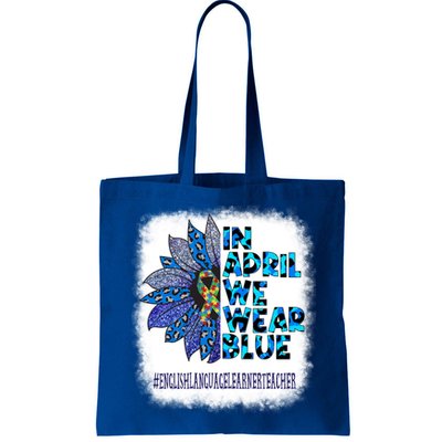 English Language Learner Teacher In April We Wear Blue Gift Bag
