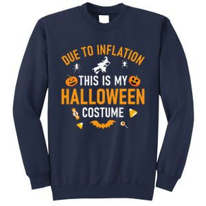 Easy Lazy Last Minute Inflation Spooky Halloween Costumes Sweatshirt