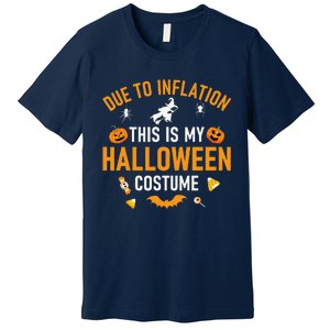 Easy Lazy Last Minute Inflation Spooky Halloween Costumes Premium T-Shirt