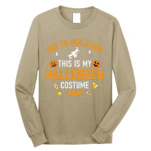 Easy Lazy Last Minute Inflation Spooky Halloween Costumes Long Sleeve Shirt