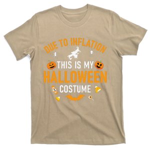 Easy Lazy Last Minute Inflation Spooky Halloween Costumes T-Shirt