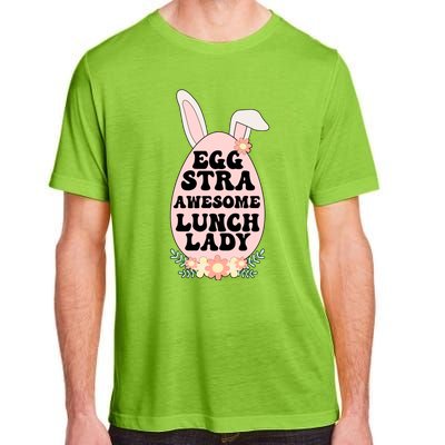 Eggstra Lunch Lady Easter Bunny Cafeteria Worker Easter Day Funny Gift Adult ChromaSoft Performance T-Shirt