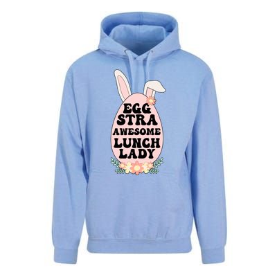 Eggstra Lunch Lady Easter Bunny Cafeteria Worker Easter Day Funny Gift Unisex Surf Hoodie