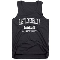 East Longmeadow Massachusetts Ma Vintage Sports Established Tank Top