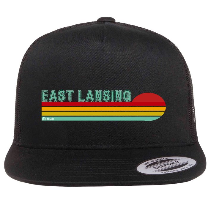 East Lansing Michigan Flatbill Hat