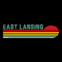 East Lansing Michigan Flatbill Hat