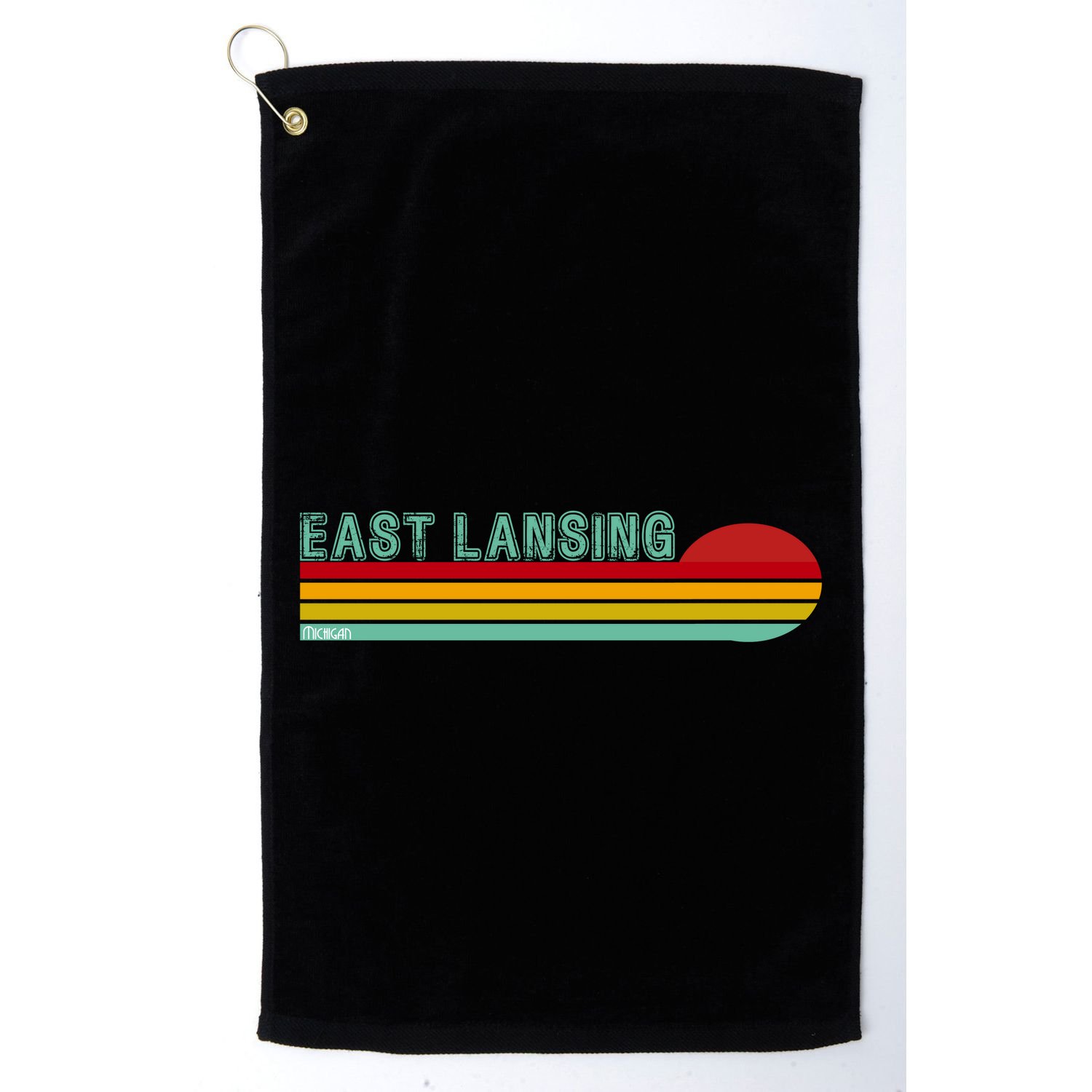 East Lansing Michigan Golf Towel
