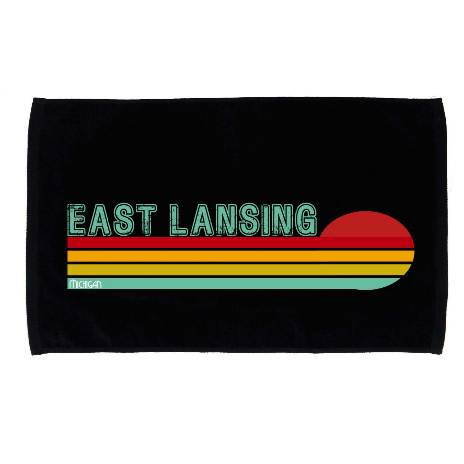 East Lansing Michigan Microfiber Hand Towel