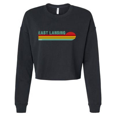 East Lansing Michigan Cropped Pullover Crew