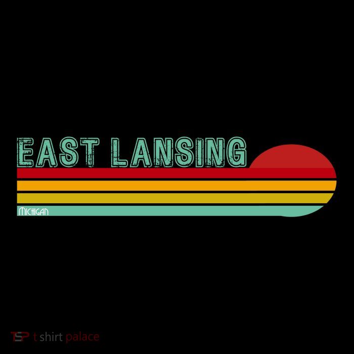 East Lansing Michigan Zip Tote Bag