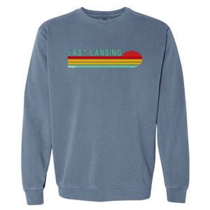 East Lansing Michigan Garment-Dyed Sweatshirt