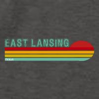 East Lansing Michigan Vector Backpack