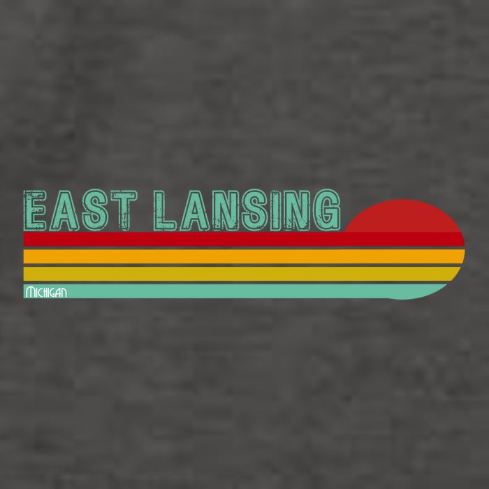 East Lansing Michigan Vector Backpack
