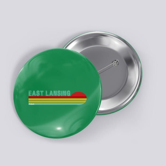 East Lansing Michigan Button