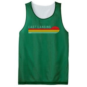 East Lansing Michigan Mesh Reversible Basketball Jersey Tank