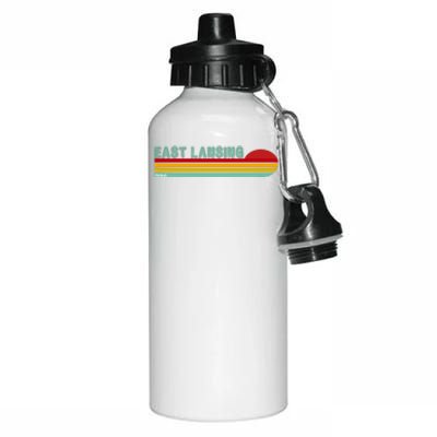 East Lansing Michigan Aluminum Water Bottle