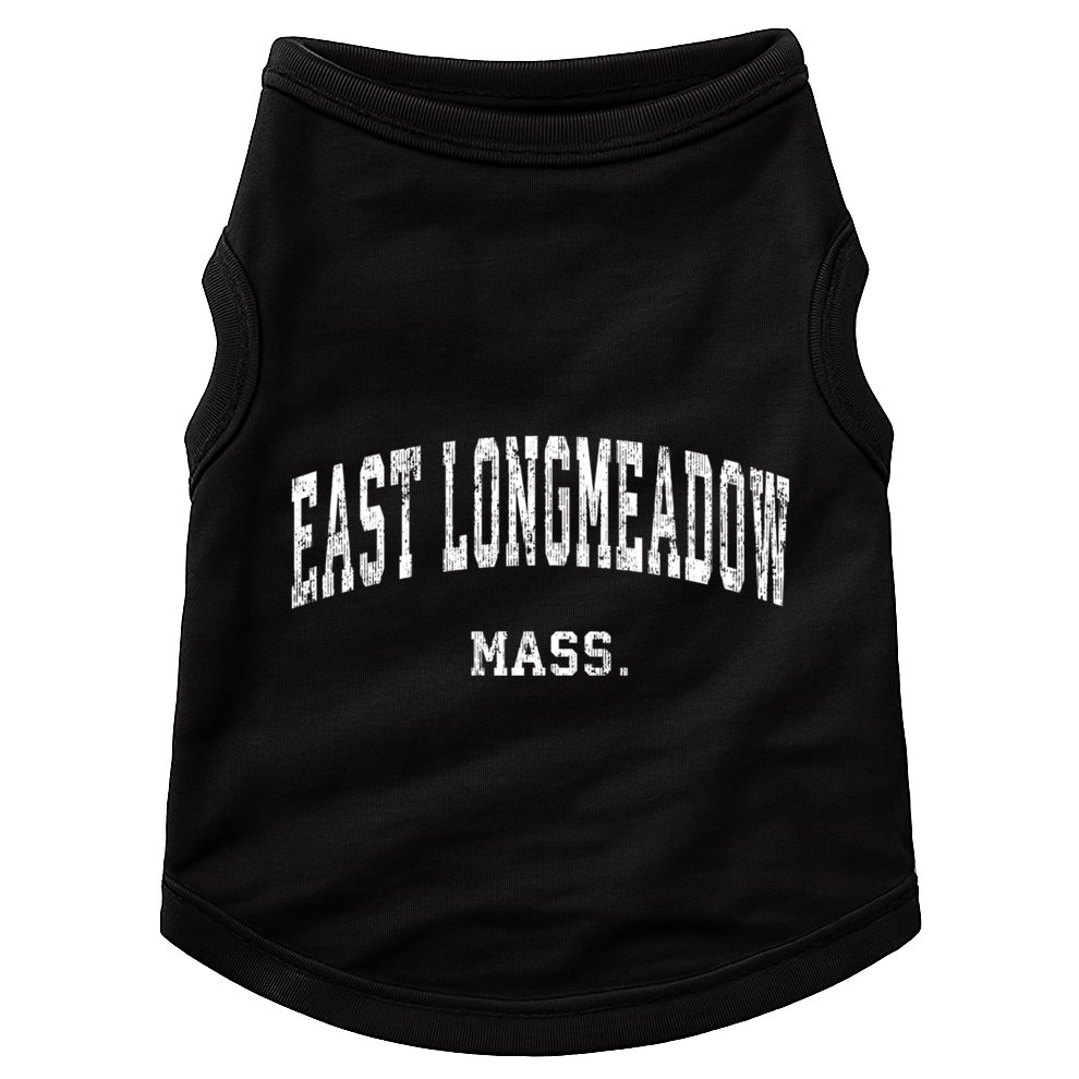 East Longmeadow Massachusetts Ma Vintage Varsity Sports Doggie Tank