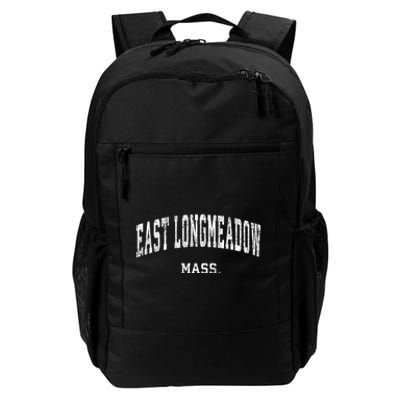 East Longmeadow Massachusetts Ma Vintage Varsity Sports Daily Commute Backpack