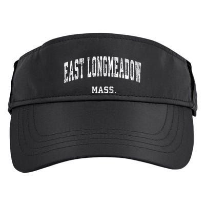 East Longmeadow Massachusetts Ma Vintage Varsity Sports Adult Drive Performance Visor