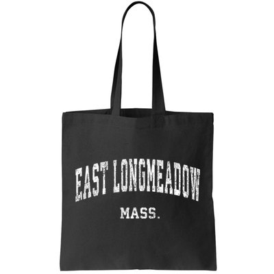 East Longmeadow Massachusetts Ma Vintage Varsity Sports Tote Bag