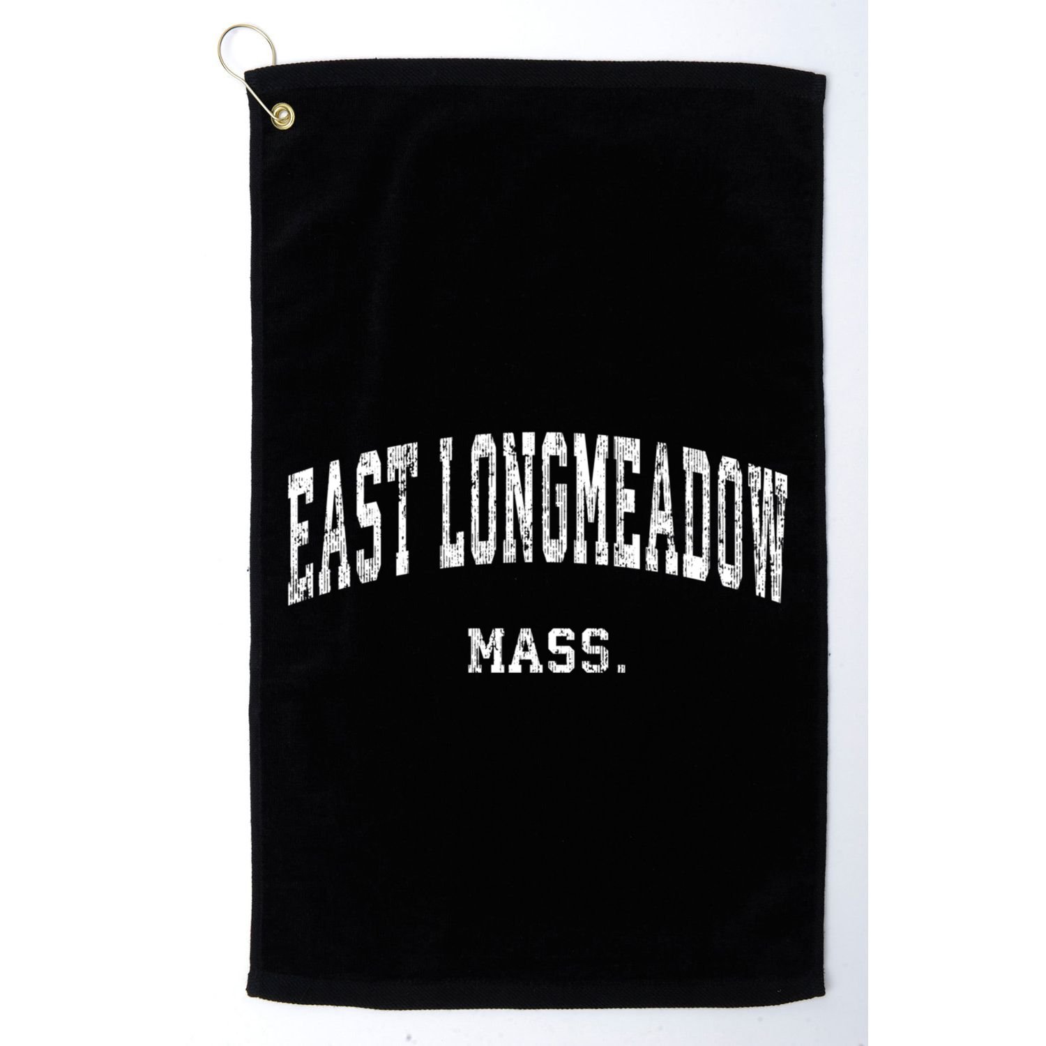 East Longmeadow Massachusetts Ma Vintage Varsity Sports Golf Towel