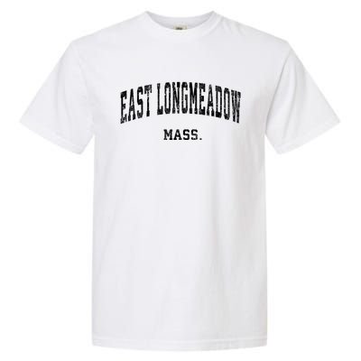 East Longmeadow Massachusetts Ma Vintage Varsity Sports Garment-Dyed Heavyweight T-Shirt