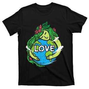 Environment Love Mother Earth Planet Hug Nature T-Shirt